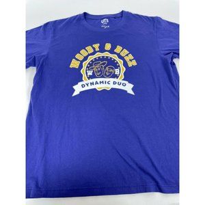 Uniqlo PIXAR UT Woody and Buzz Dynamic Duo Purple Shirt Size M